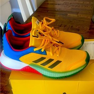 Adidas size 5 youth Lego sneakers purchased on Stock x new never worn